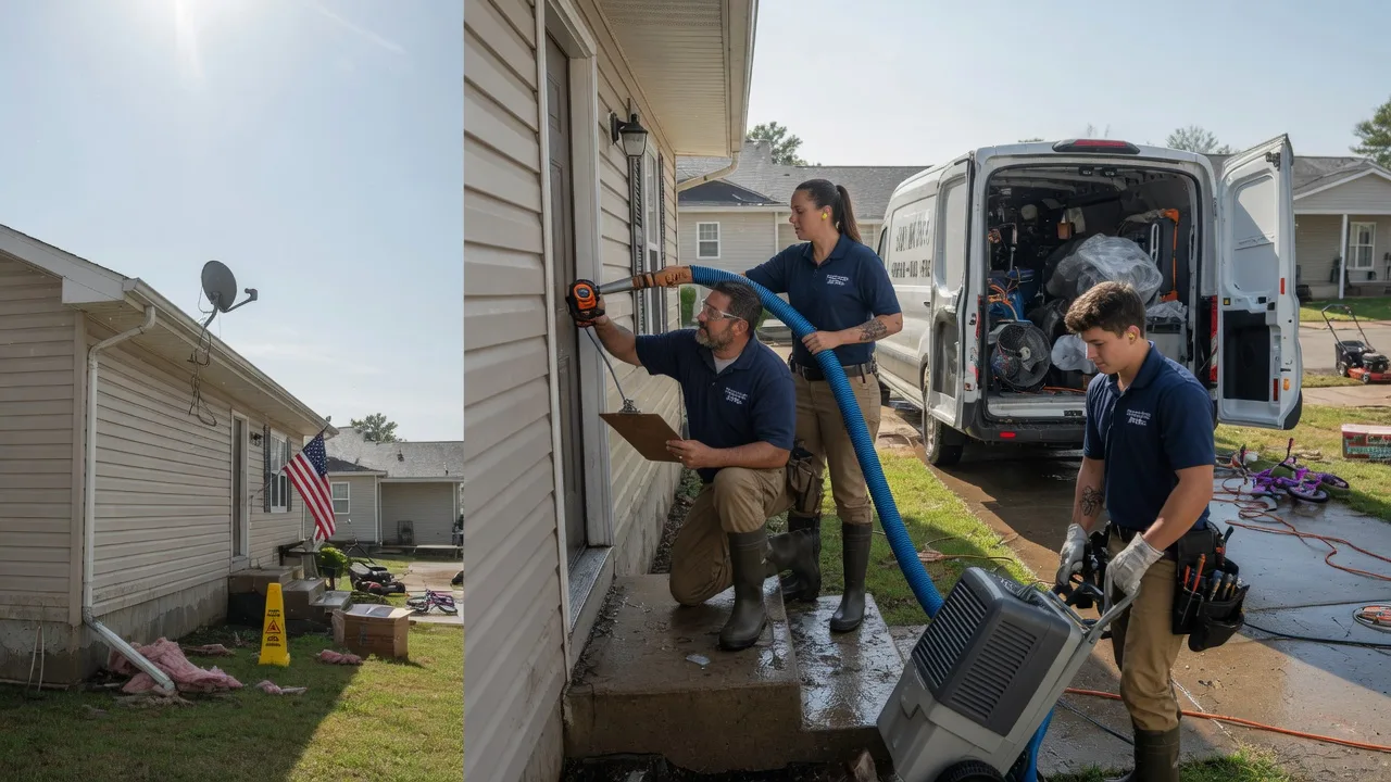 Ceiling Water Damage Restoration in Mowrystown, OH near me